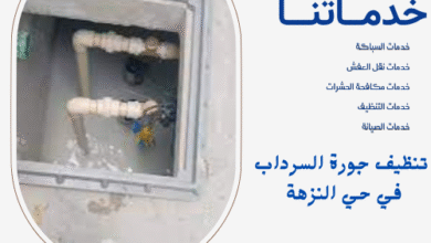 تنظيف جورة السرداب في حي النزهة