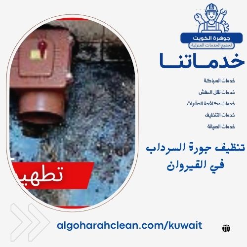 تنظيف جورة السرداب في القيروان